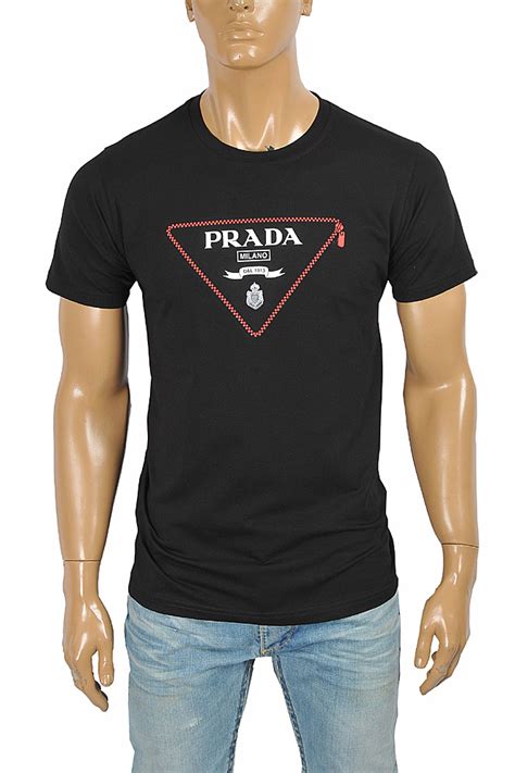 prada t shirts mens|prada t shirt men price.